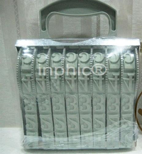 INPHIC-特大轉輪印章 8位箱包號碼印章 特大數位印章