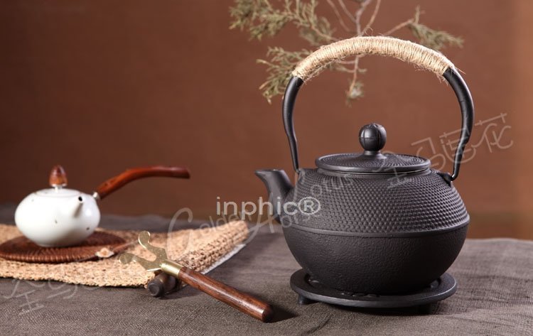 INPHIC-茶具 鐵壺 南部鑄鐵壺生鐵壺 無塗層內膽老武士燒水鐵茶壺