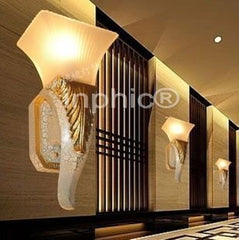 INPHIC-高級歐式壁燈客廳包廂酒吧台咖啡廳高級會所床頭樹脂壁燈