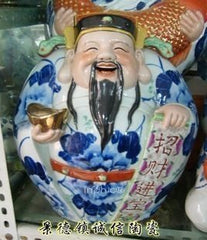 INPHIC-佛像 景德鎮雕塑陶瓷菩薩 青花瓷器工藝品 佛像財神爺  送禮