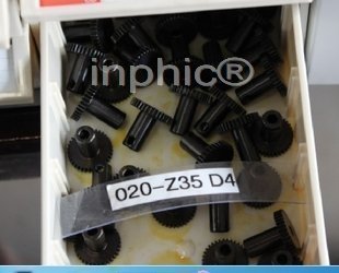 INPHIC-五金Z直齒輪 0.5模數 35齒 孔4 總長 19MM定做加工金屬齒輪