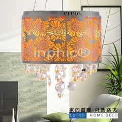 INPHIC-不鏽鋼水晶低壓吊燈餐廳燈具客廳燈飾