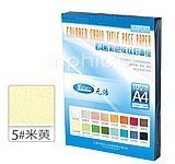 INPHIC-A4 230克 彩色皮紋封面紙 雲彩紙 100張包 米黃色