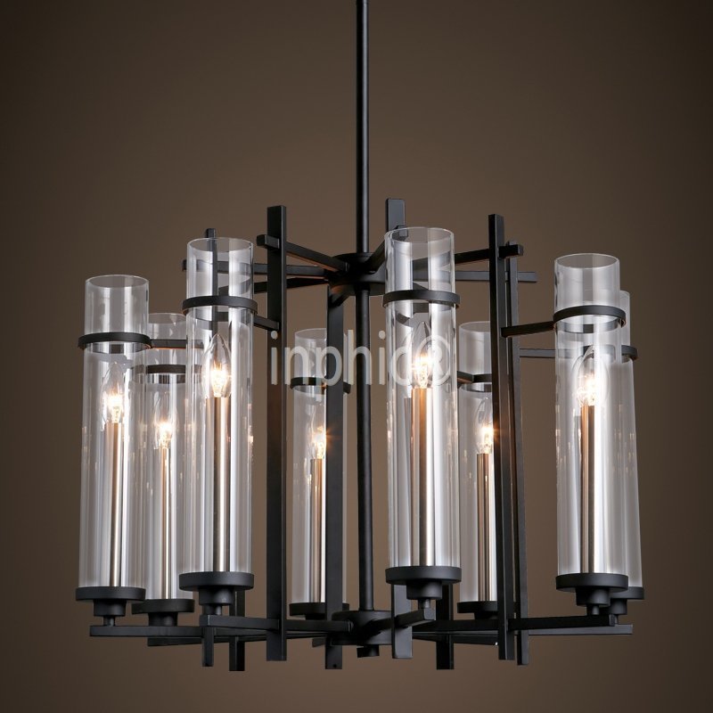 INPHIC-簡約 8頭吊燈 燈具中式吊燈北歐拉尾蠟燭燈泡燭臺吊燈餐廳燈