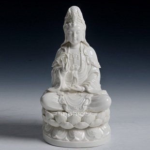 INPHIC-佛像 觀音 陶瓷觀音菩薩佛像 家居擺飾開光 12吋楊柳觀音