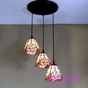 INPHIC-玫瑰花三頭吊燈 吧檯燈 溫馨浪漫臥室燈 客廳吊燈 餐吊燈 促銷燈