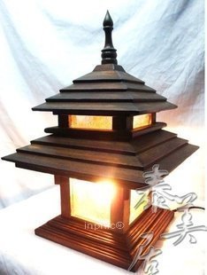 INPHIC-東南亞風格 木雕 泰國工藝品 擺飾 家居擺設 燈飾景觀 檯燈