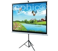 INPHIC-商用 營業 100吋支架幕布 可移動幕布 投影專用高清幕布