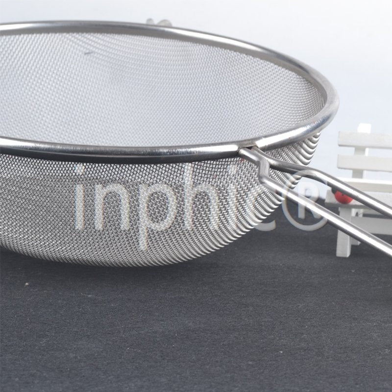 INPHIC-長鋼柄不鏽鋼漏勺濾網鋼絲炸篩炸籬油格油撈 廚房漏勺大