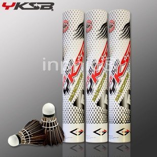 INPHIC-羽毛球77速場館球 6262黑鵝毛羽球 3打裝