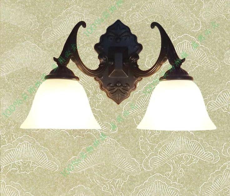 INPHIC-兩頭壁燈臥室床頭鐵藝歐式走廊臥室燈具燈飾樓梯過道門廳玄關