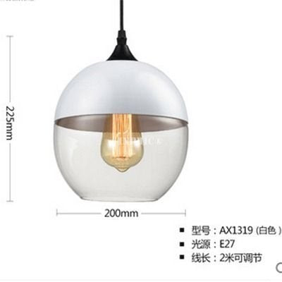 INPHIC-燈具 北歐簡約現代loft復古燈飾吧臺餐廳客廳創意玻璃吊燈 A款