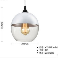 INPHIC-燈具 北歐簡約現代loft復古燈飾吧臺餐廳客廳創意玻璃吊燈 A款