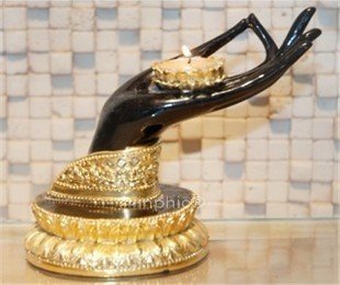 INPHIC-宗教 東南亞風格工藝品泰國家居飾品玄關宗教用品佛手燭臺