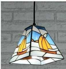 INPHIC-歐式 地中海 方型 風帆吊線吊燈 陽臺 走道餐吊燈 吧臺臺吊燈