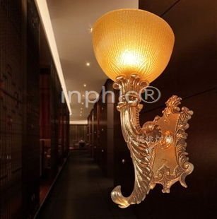 INPHIC-酒吧台歐式高級會所走道客廳臥室床頭咖啡廳地中海水晶樹脂壁燈