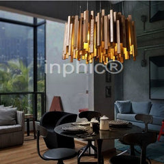 INPHIC-客廳燈現代簡約吊燈餐廳燈臥室飯廳燈實木木藝吊燈具