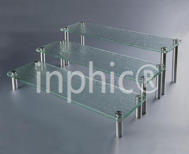 INPHIC-壓克力 有機玻璃三層點心架 自助餐分層三層食物架 中款