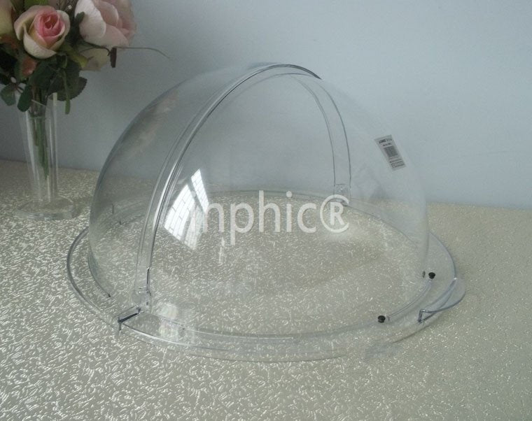 INPHIC-圓形PC透明蓋 食物保鮮點心展示盆蓋 麵包籃蓋 菜蓋 創意罩