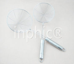 INPHIC-多用途不鏽鋼漏勺麻辣燙過濾隔油網撈油炸水餃笊籬線漏油炸漏勺 18cm