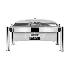 INPHIC-不鏽鋼自助餐爐具方形可視翻蓋保溫電加熱