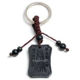 INPHIC-鑰匙圈扣 開光 避邪 雷擊棗木 護身符 卯兔 十二生肖