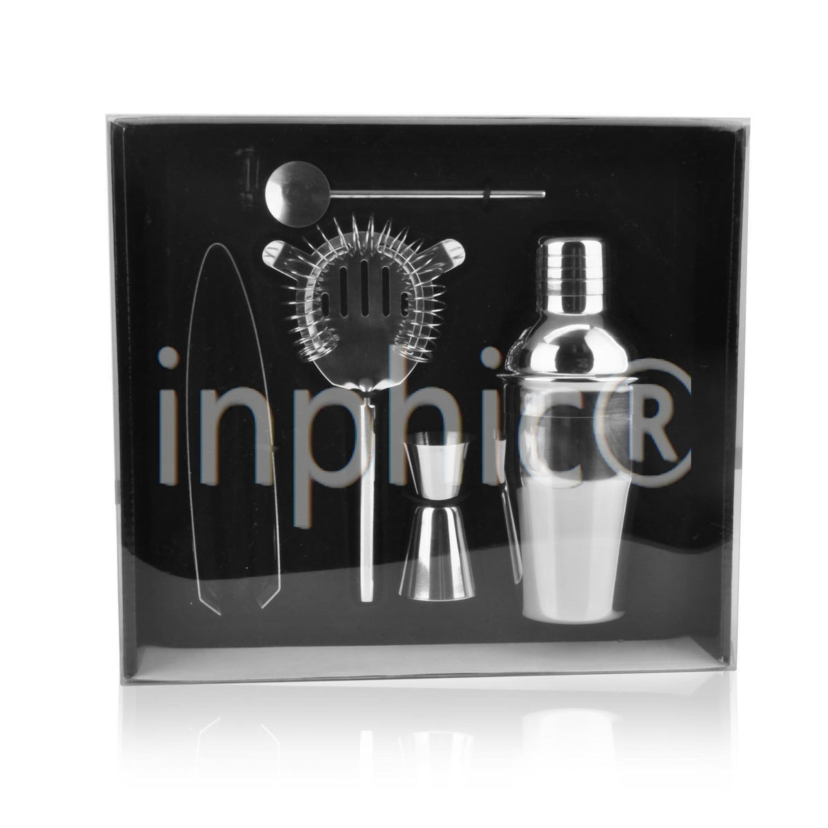 INPHIC-350ml精緻調酒器套裝五件套家庭調酒入門套裝調酒工具雪克杯