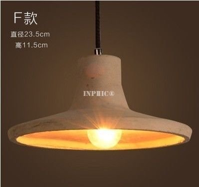 INPHIC-北歐設計創意火鍋店吊燈復古懷舊工業風餐廳吧臺咖啡廳水泥吊燈具  F款