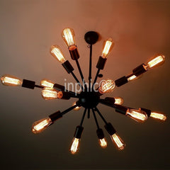 INPHIC-RH LOFT 北歐美式鄉村工業風燈 18頭衛星吊燈 客廳餐廳燈具蜘蛛燈