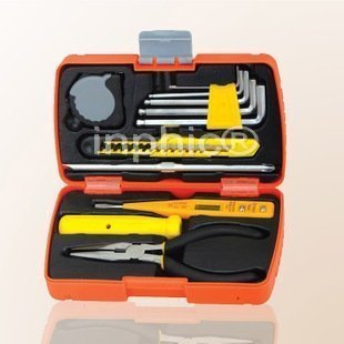 INPHIC-商用 營業 11件套家用組套家用工具組合套裝日常家用五套五金工具箱