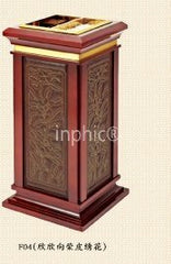 INPHIC-皮紋皇家座地煙灰菸灰桶飯店大廳圾圾桶煙灰菸灰盅電梯樓道果皮桶 福星高照皮繡花