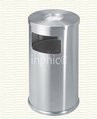 INPHIC-時尚飯店圓形不鏽鋼煙灰菸灰缸不鏽鋼加厚大垃圾桶創意賓館歐式煙灰菸灰桶