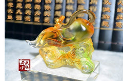 INPHIC-開運 開光擺件琉璃吉祥家居平安飾品新小人生如意人參擺設