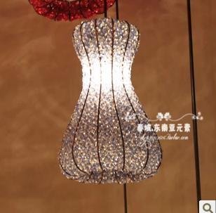 INPHIC-藍白餐吊燈玄關燈門廳燈走廊燈