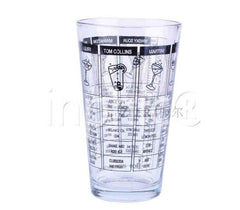 INPHIC-玻璃帶刻度波士頓調酒壺對口杯 調酒雪克杯玻璃刻度杯 花式調酒杯