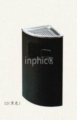 INPHIC-座地 果皮桶 樓道大廳座地煙灰菸灰桶精品 黑色