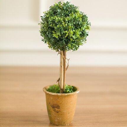 INPHIC-裝飾品擺件擺設 清新田園風模擬植物書房客廳擺件 模擬盆栽