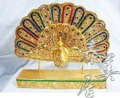 INPHIC-東南亞家居飾品 泰式工藝品 木雕擺飾 家居擺設孔雀開屏B款