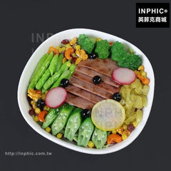 INPHIC-食品模型仿真牛肉沙拉模型裝飾訂製擺設餐廳仿真食物