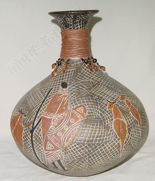 INPHIC-東南亞風格 泰國泰式風情 家居飾品 工藝擺件 陶罐單馬賽拿盾