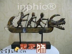 INPHIC-歐式客廳裝飾擺飾傢俱飾品動物裝飾龍舟