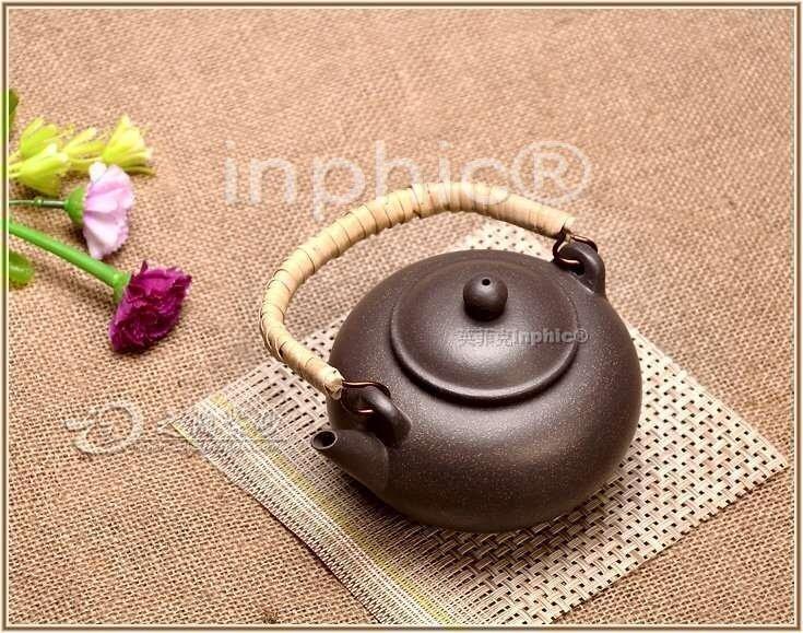 INPHIC-宜興壺水平提梁壺紫玉金砂調砂紫泥粗砂茶壺350CC