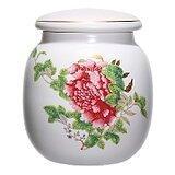 INPHIC-鳥語花香1兩茶葉罐陶瓷 牡丹花鳥密封罐儲存罐二兩