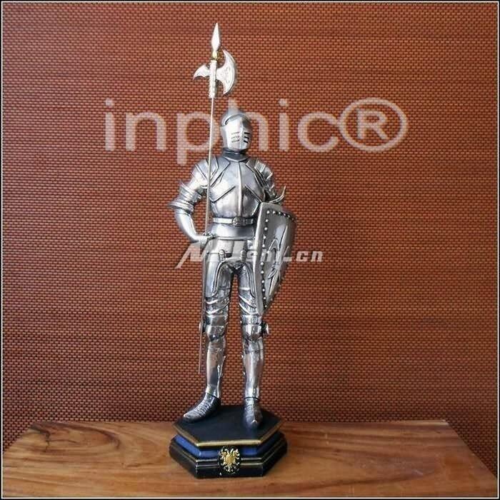 INPHIC-歐式客廳裝飾擺飾傢俱飾品泰國家居盔甲武士