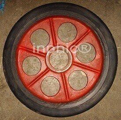 INPHIC-16吋橡膠輪 鑄鐵芯輪子 重型輪子 推車配件