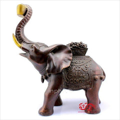 INPHIC-開光純銅紫銅如意飛象黑色擺件生肖屬羊吉祥物