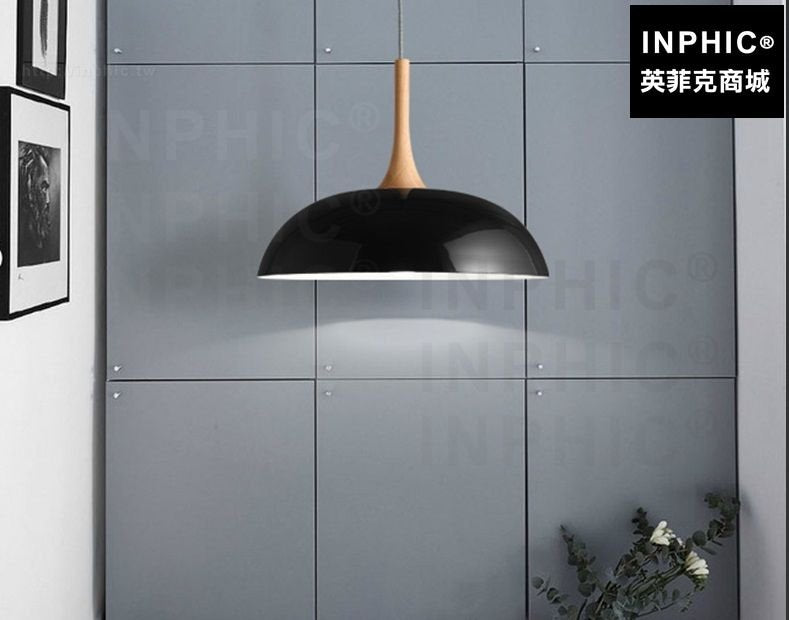 INPHIC-餐廳實木質吊燈北歐現代廚房簡約
