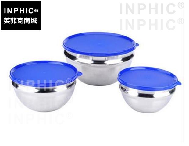 INPHIC-不鏽鋼沙拉碗三件套湯盆沙拉碗加厚打蛋碗麵碗涼拌調味碗廚房用品
