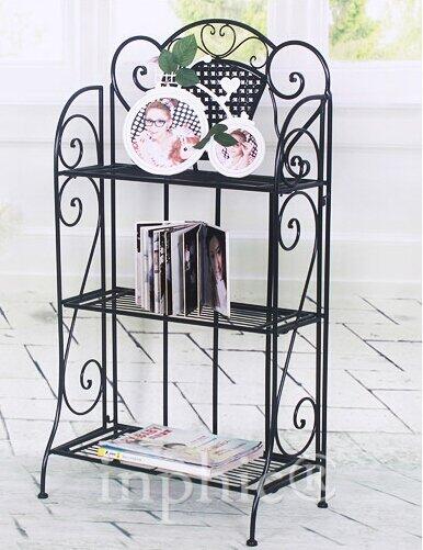 INPHIC-衛生間鐵藝置物架 浴室用品 鐵藝浴室架 落地式歐式田園架