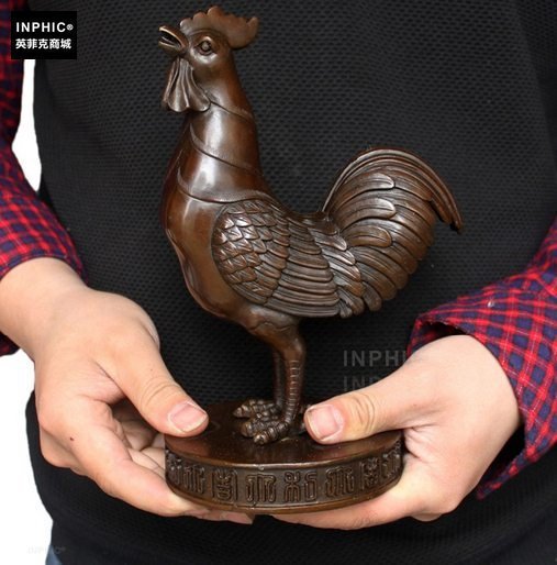 INPHIC-開運 開光純銅公雞辦公室銅公雞裝飾品工藝品銅雞